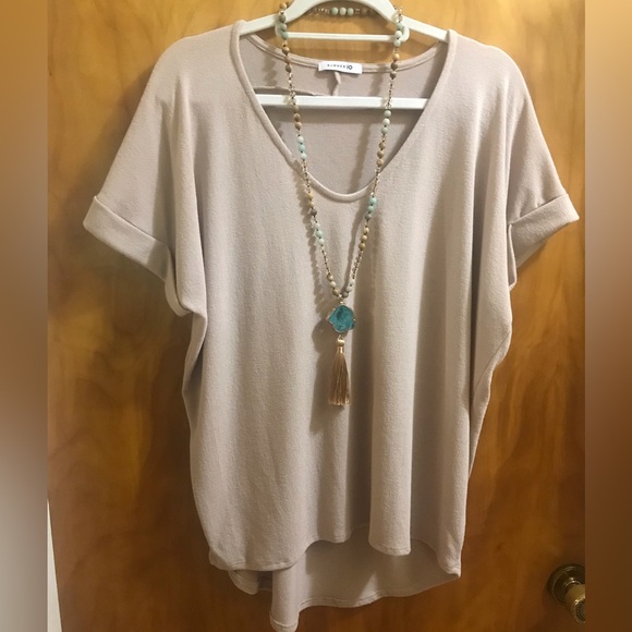 Summer 10 Tan Top Large NEW - Picture 2 of 6